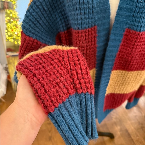 Baltic Born Multicolor Oversized Chunky Knit Cardigan - Picture 6 of 9